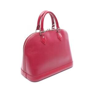 Louis Vuitton Alma Handbag Leather Epi Pink